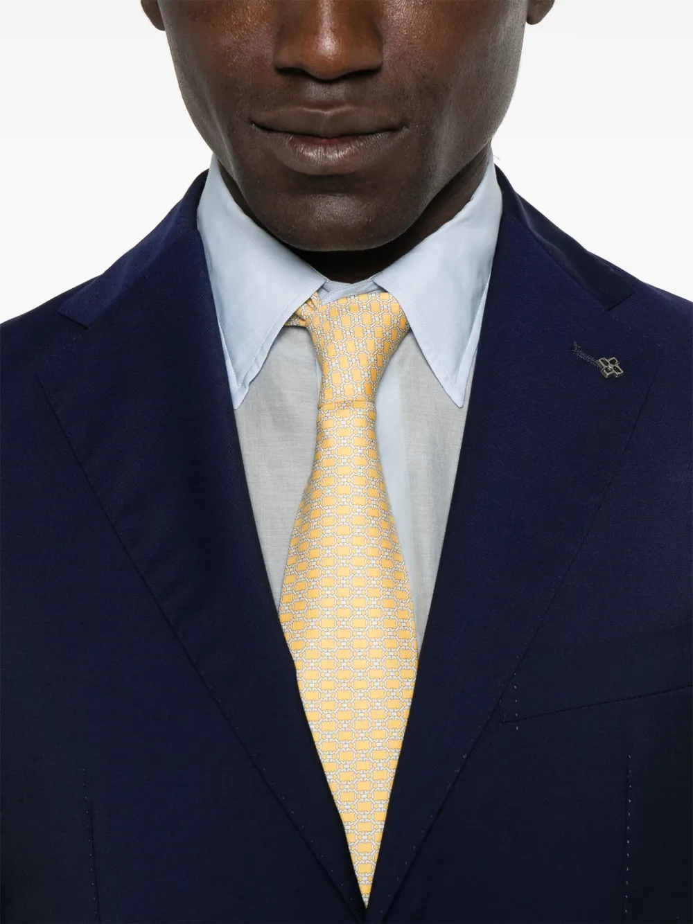 Tagliatore Wollen pak Blauw