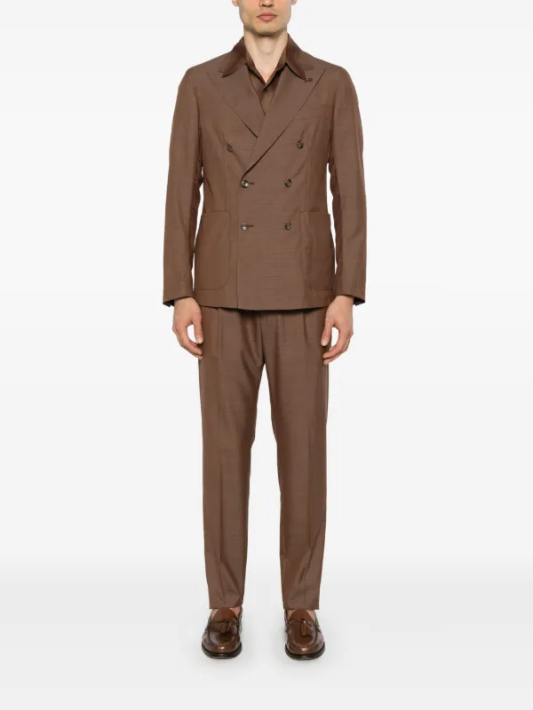 Tagliatore Darrel Suit | Brown | FARFETCH SG