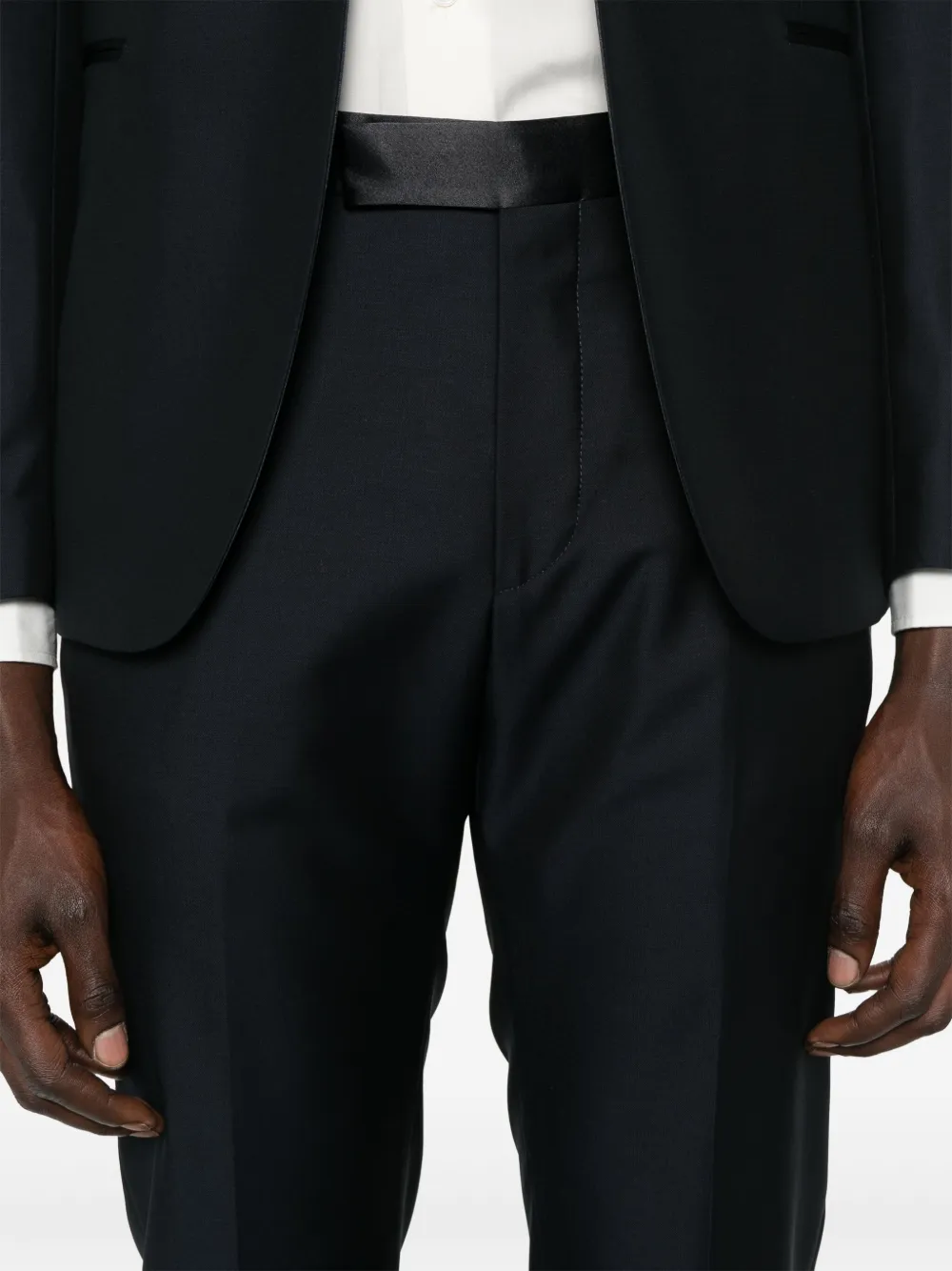 Shop Tagliatore Wool Suit In Blue