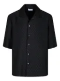 Alexander McQueen Skull-jacquard shirt - Black