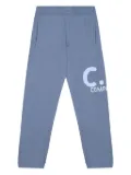 C.P. Company Kids logo-print track pants - Blue