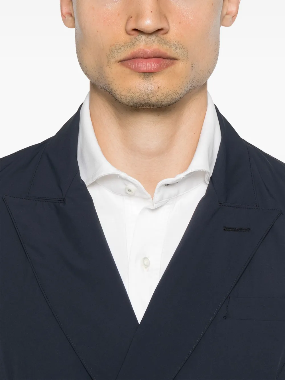 Herno Blazer met dubbele rij knopen Blauw