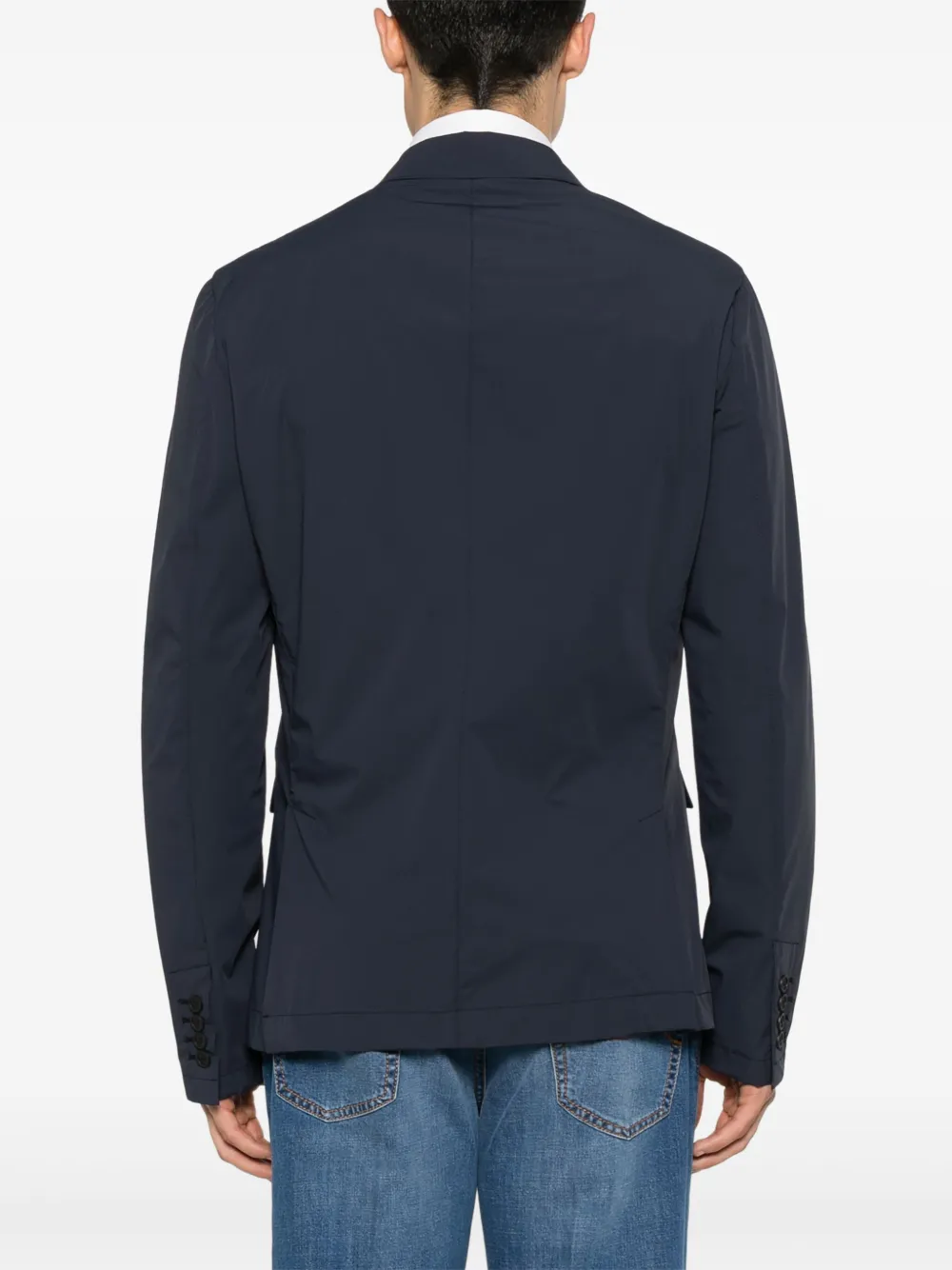 Herno Blazer met dubbele rij knopen Blauw