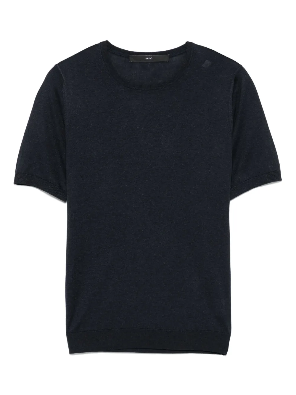 SAPIO fine-knit T-shirt | Blue | Image 1