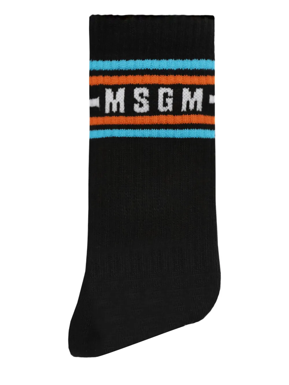 Msgm 条纹细节针织袜