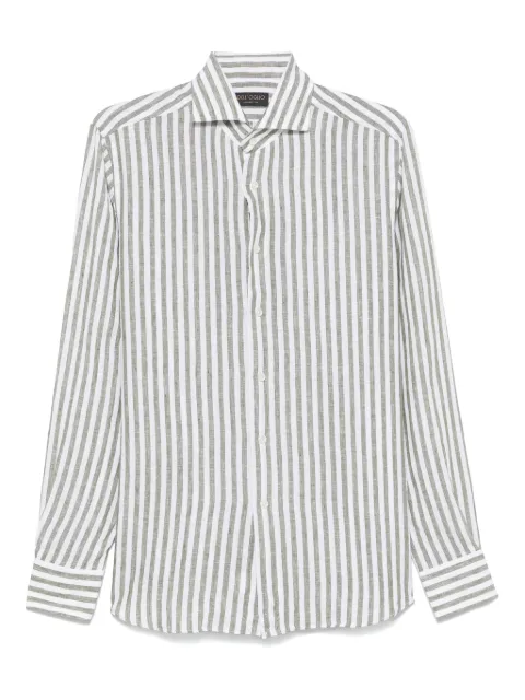 Dell'oglio camisa con rayas estampadas