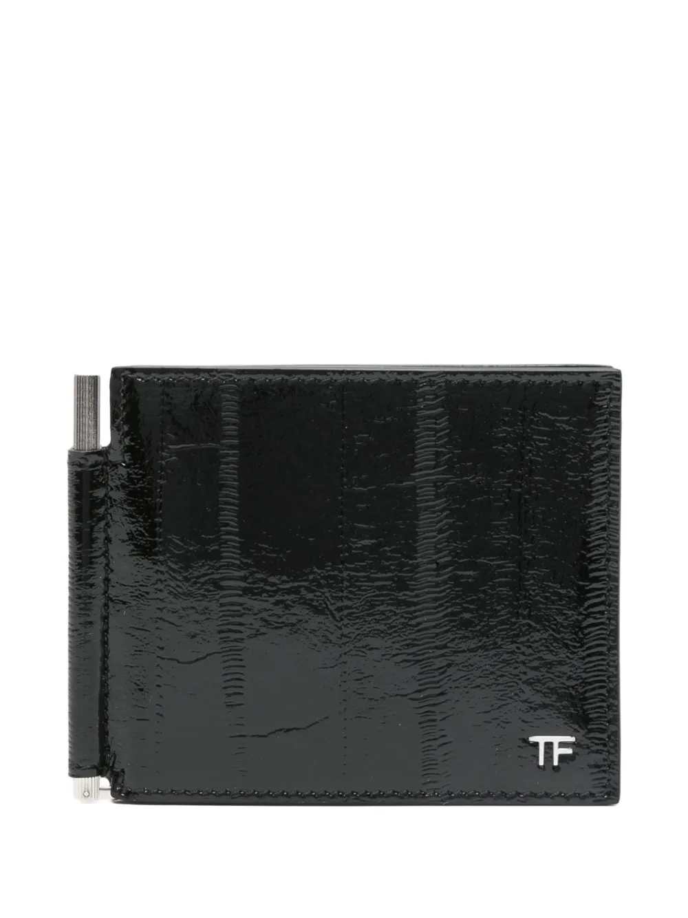 TOM FORD leather money-clip wallet | Black | Image 1