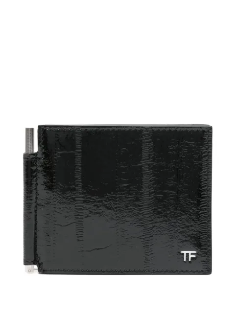 TOM FORD leather money-clip wallet