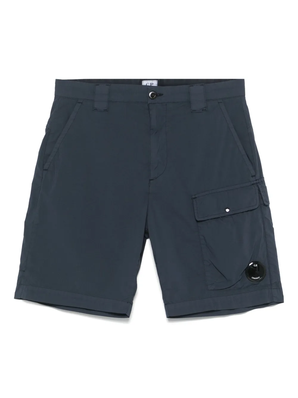 C.P. Company Shorts met Lens-detail Blauw
