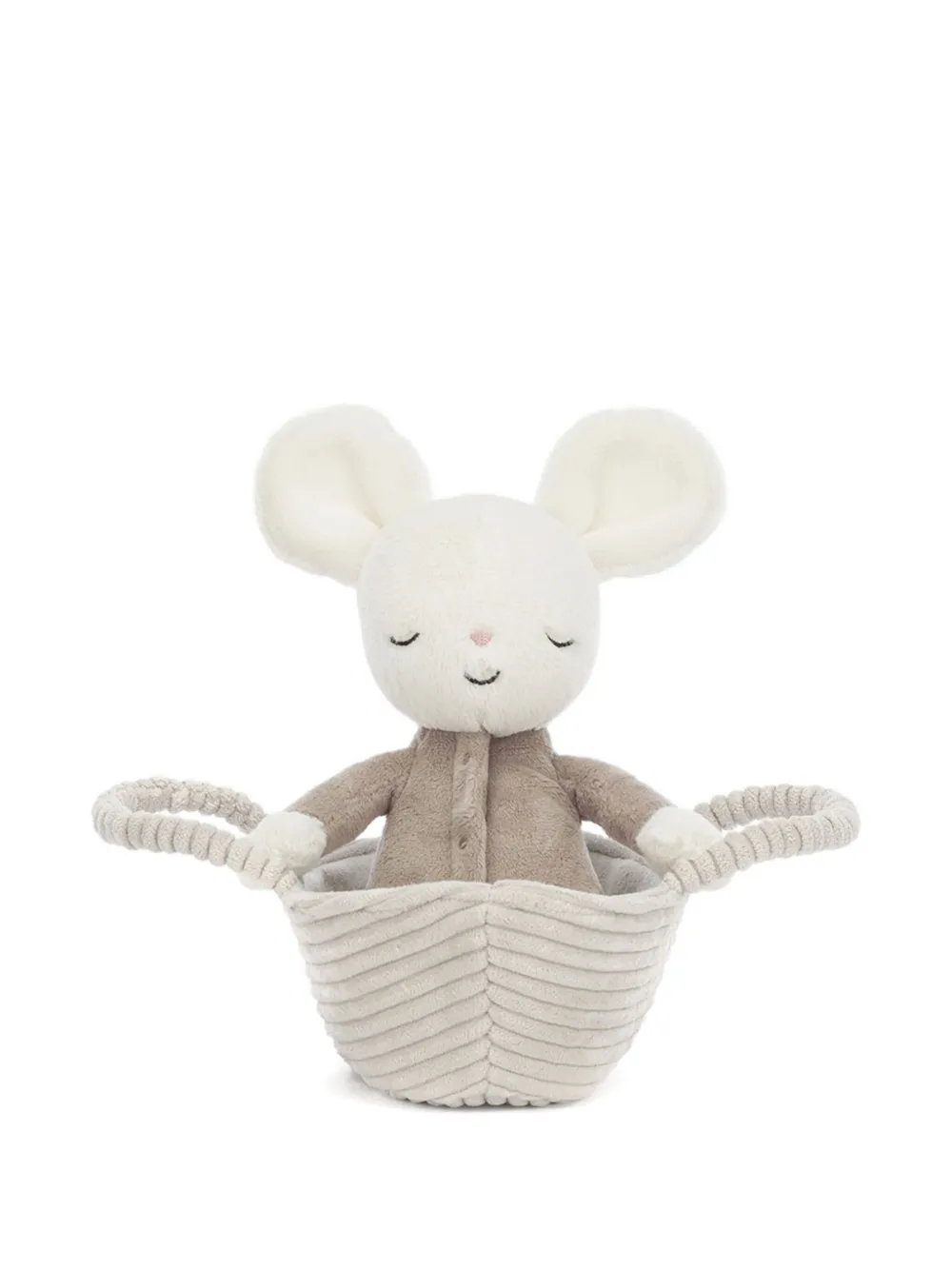 Jellycat Rock-a-Bye Mouse plush toy | Grey | Image 1