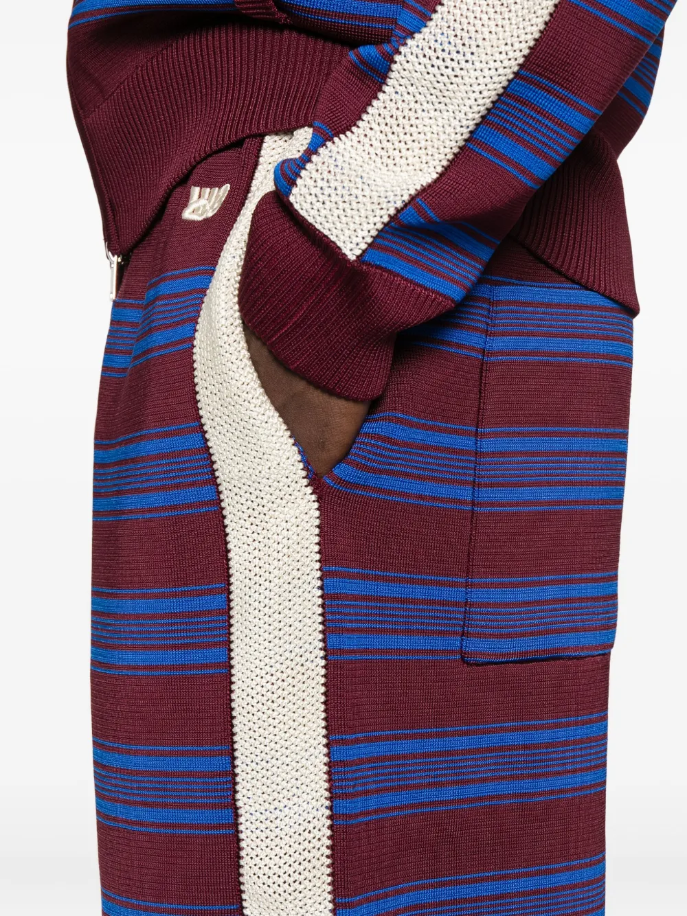 Wales Bonner Gestreepte bermuda shorts Rood