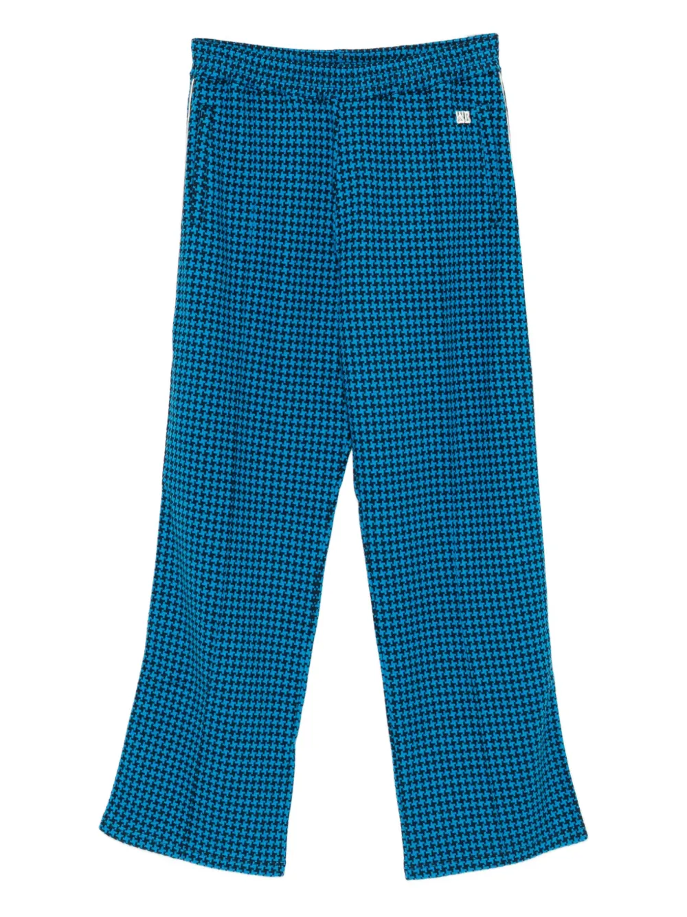 Wales Bonner houndstooth track trousers | Blue | Image 1