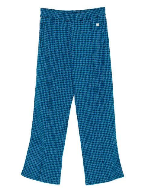 Wales Bonner houndstooth track trousers