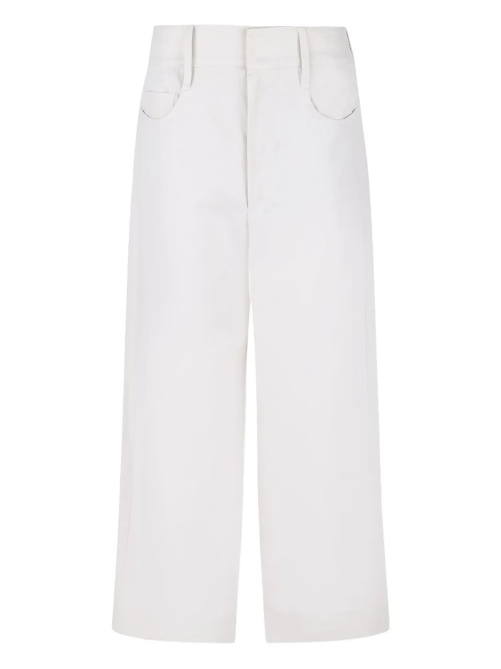 Shop 's Max Mara Straight-leg Trousers In White