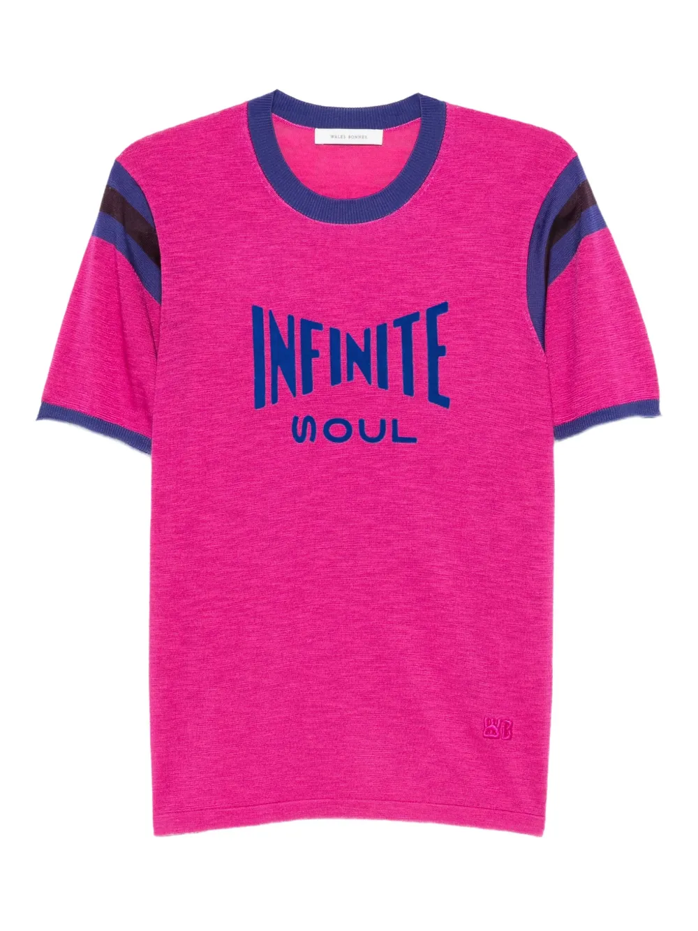 Wales Bonner Infinite Soul-flocked T-shirt - ピンク Wales Bonner Infinite Soul-flocked T-shirt - ピンク