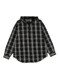 Mastermind Japan plaid flannel shirt - Black