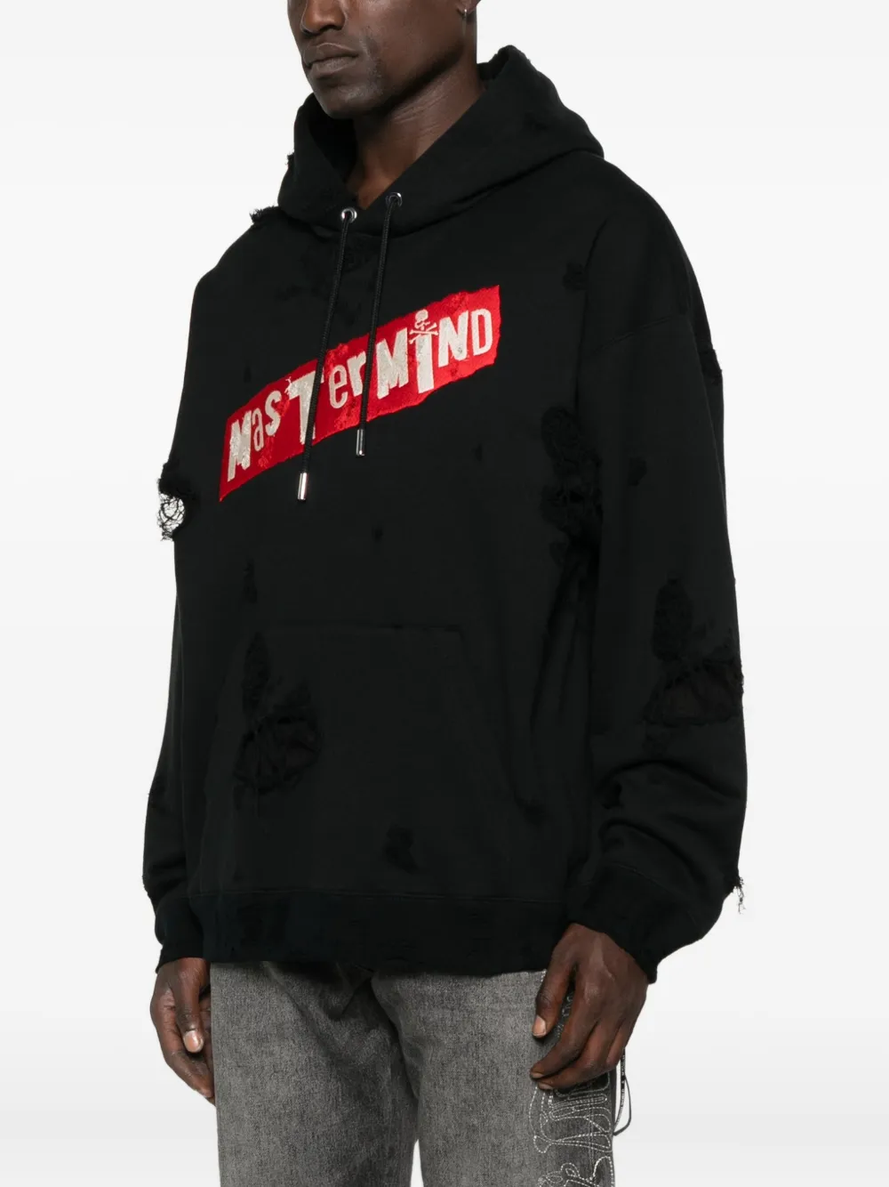 Mastermind Japan Hoodie met logo Zwart