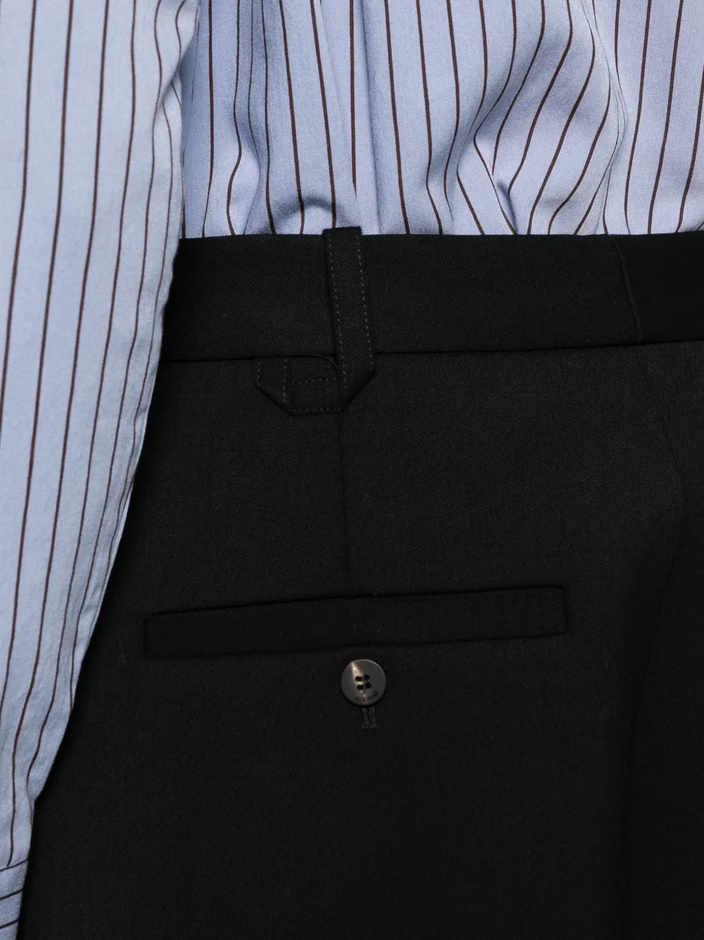 Jacquemus The Citta broek met wijde pijpen Zwart