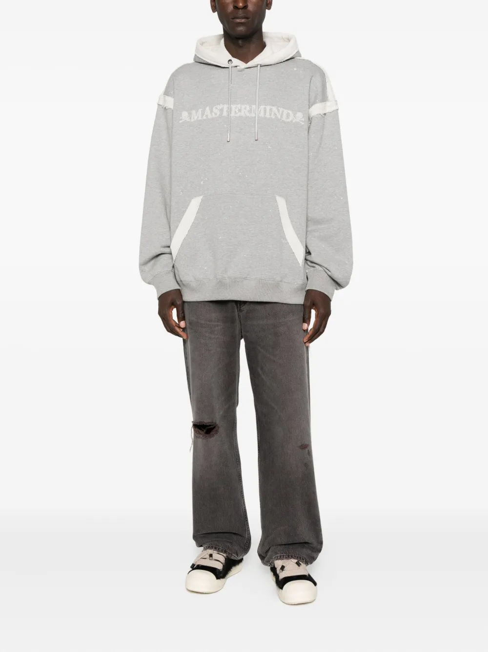Mastermind World cut-off logo hoodie | Hoodies | Image 2