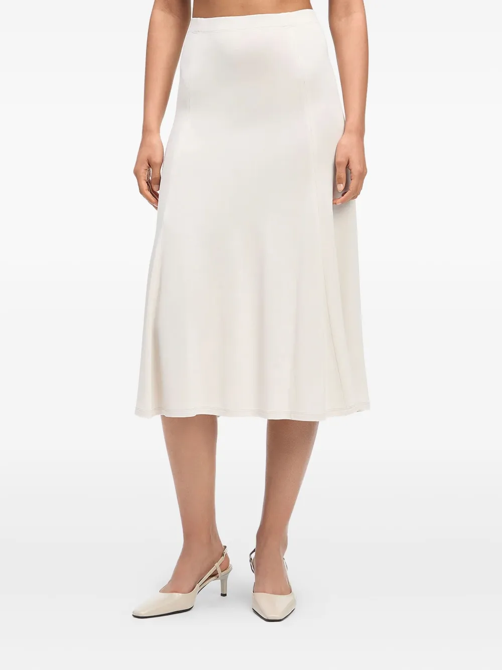 Calvin Klein A-lijn midi-rok Wit