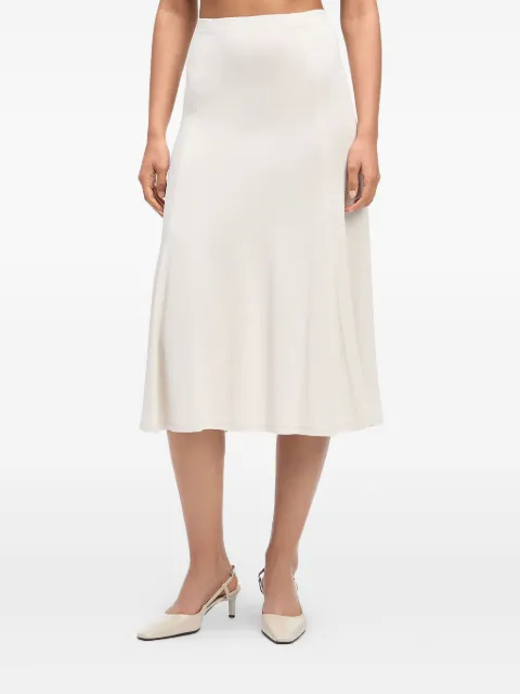 Calvin Klein falda midi con diseño acampanado