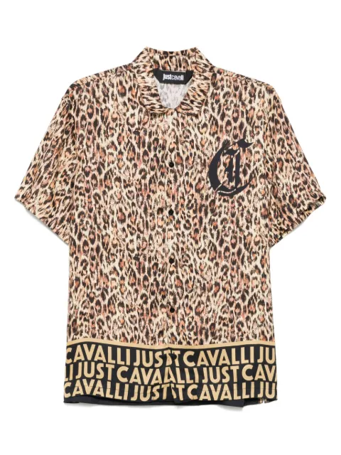 Just Cavalli camisa con animal print