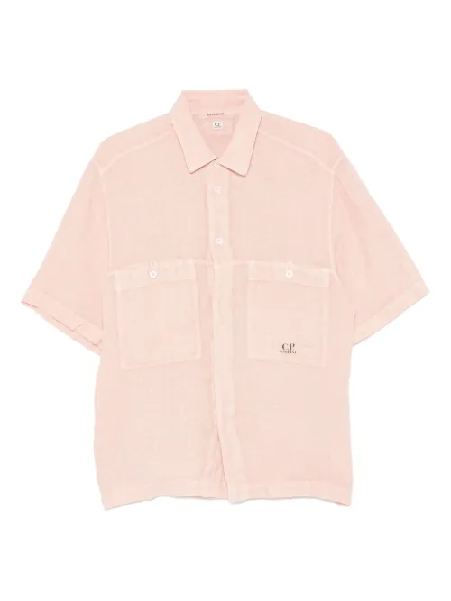 C.P. Company chemise en lin - Rose - C.P. Company - Modalova