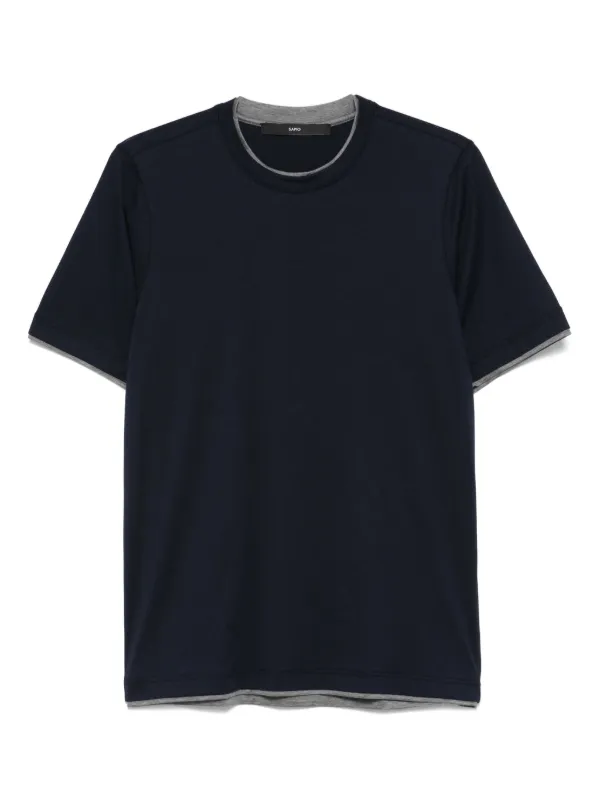 SAPIO コットン Tシャツ | ブルー | FARFETCH JP