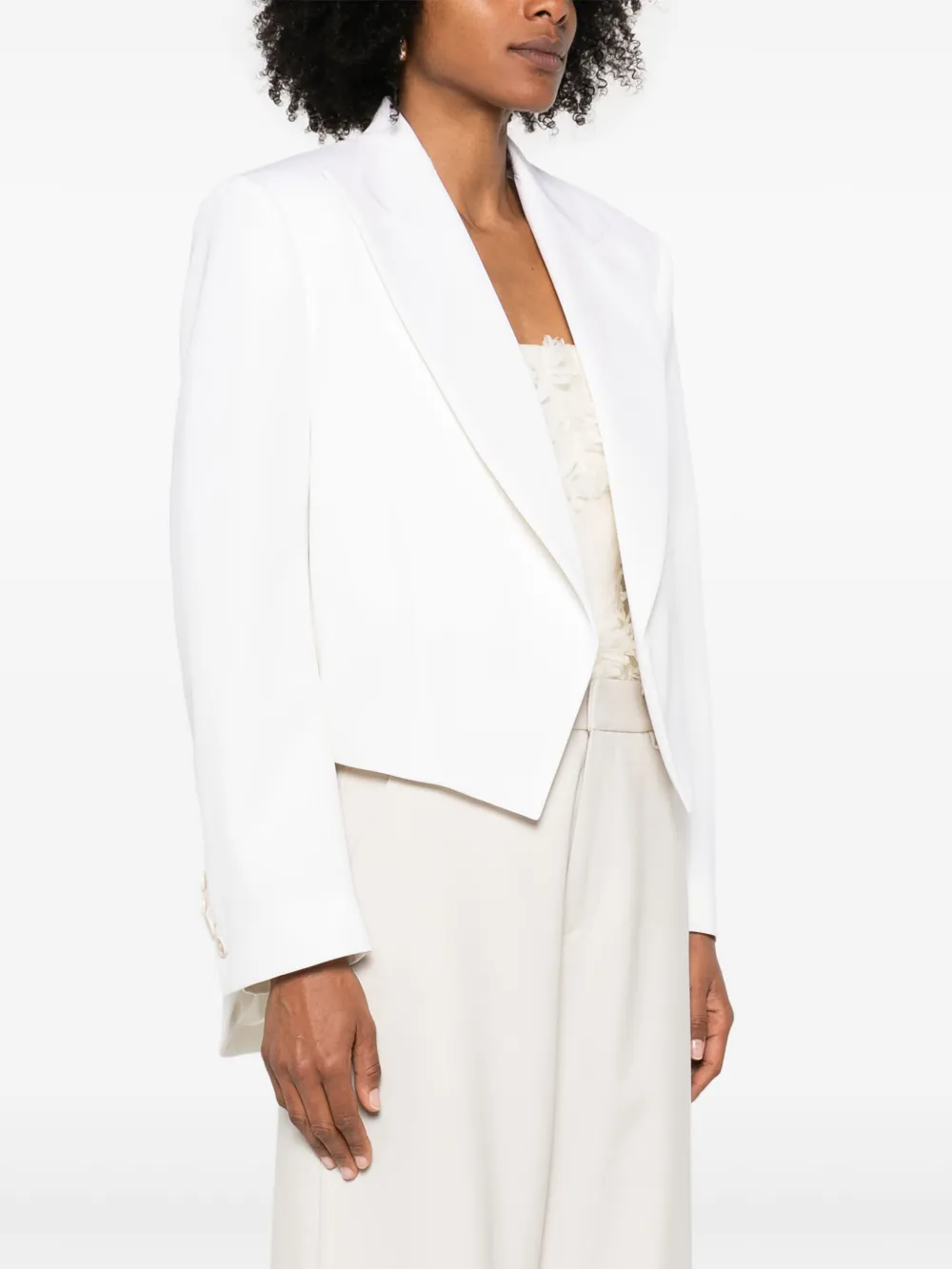 Stella McCartney Cropped blazer Beige