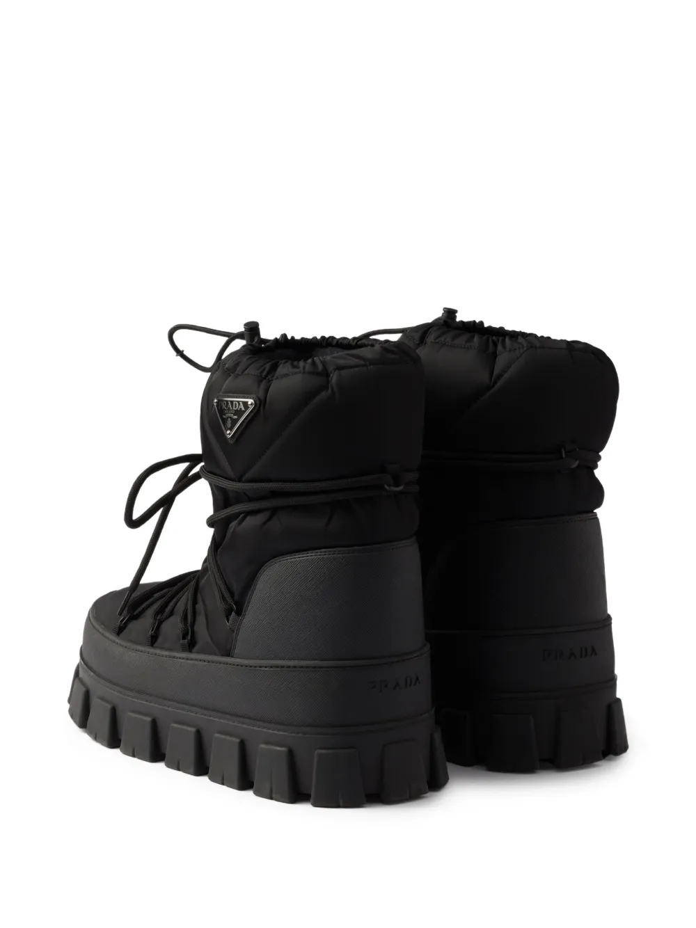 Prada quilted après ski boots Black