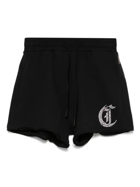 Just Cavalli shorts de mezclilla con logo y detalles