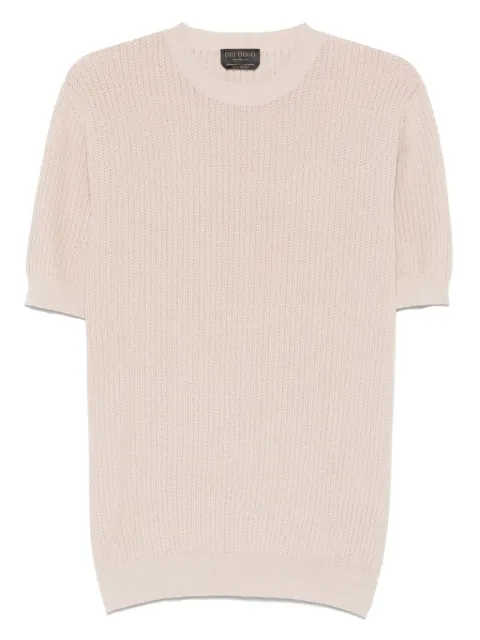 Dell'oglio t-shirt en maille ajourée