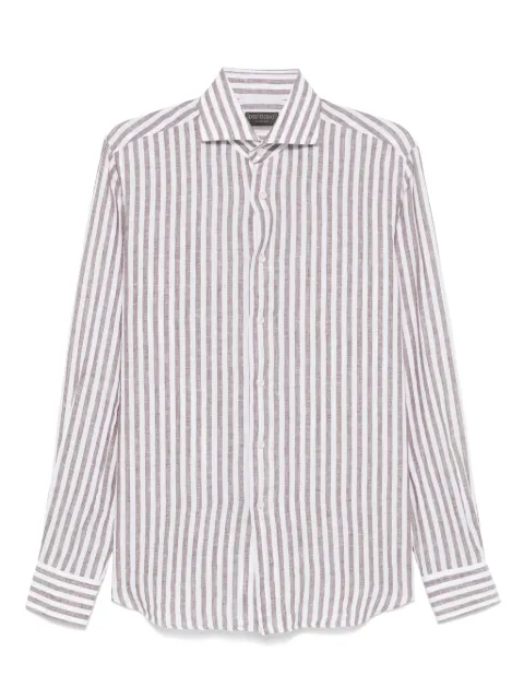Dell'oglio camisa con rayas estampadas