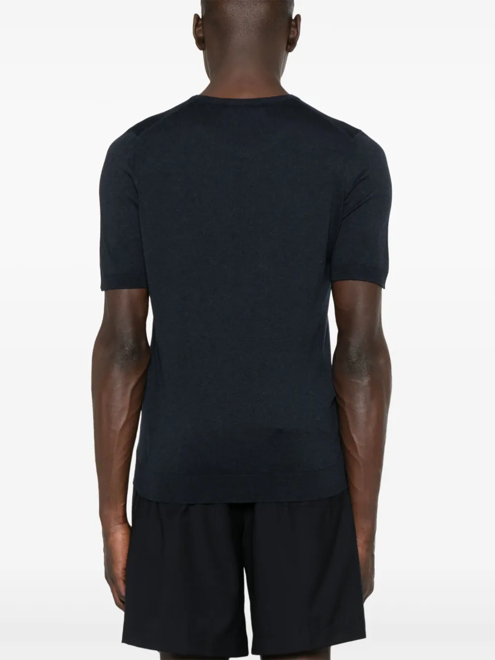 Tagliatore Josh T-shirt Blauw