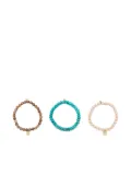 Sydney Evan 14k yellow gold Diamond Leaf Turquoise bracelet - Brown