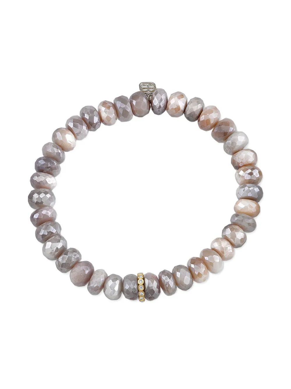 14K yellow gold Rondelle diamond bracelet