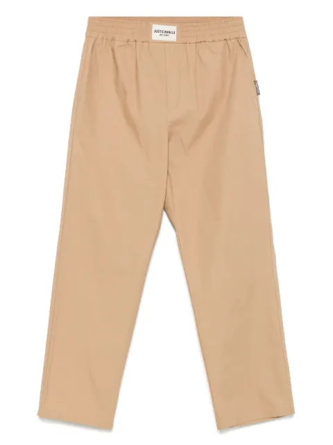 Just Cavalli pantalones con parche del logo