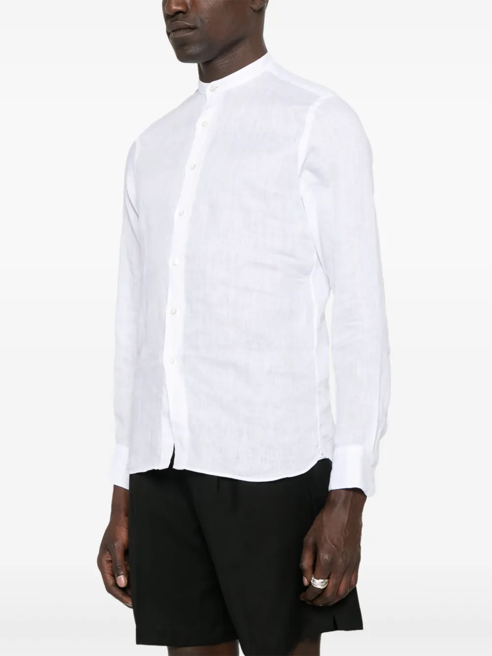 Shop Tagliatore Cannes Shirt In White