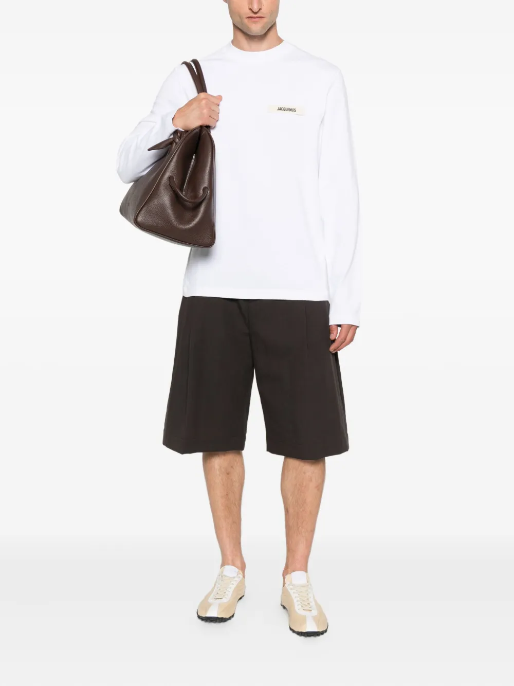 Jacquemus Le T-shirt Gros Grain T-shirt Wit