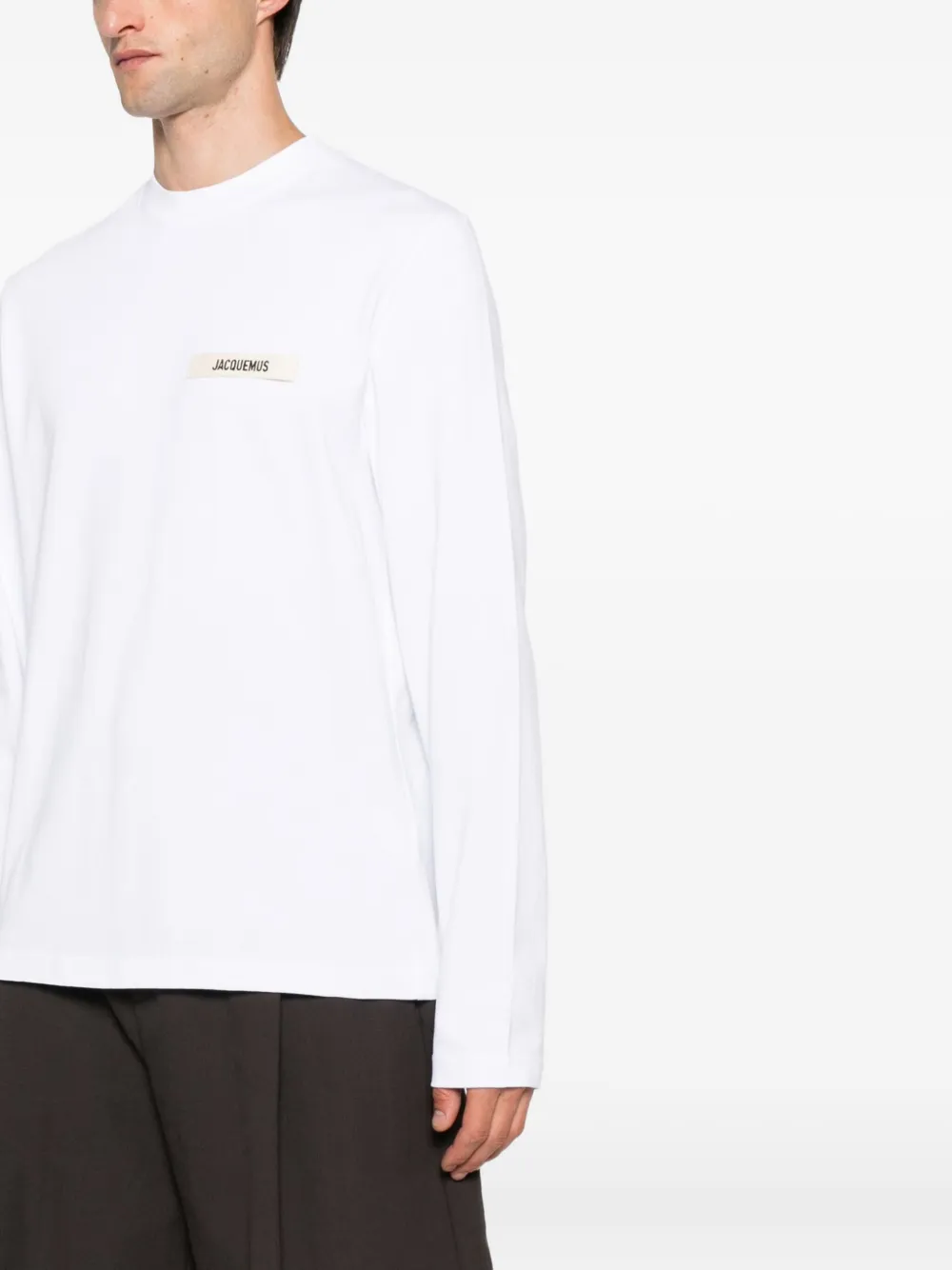 Jacquemus Le T-shirt Gros Grain T-shirt Wit