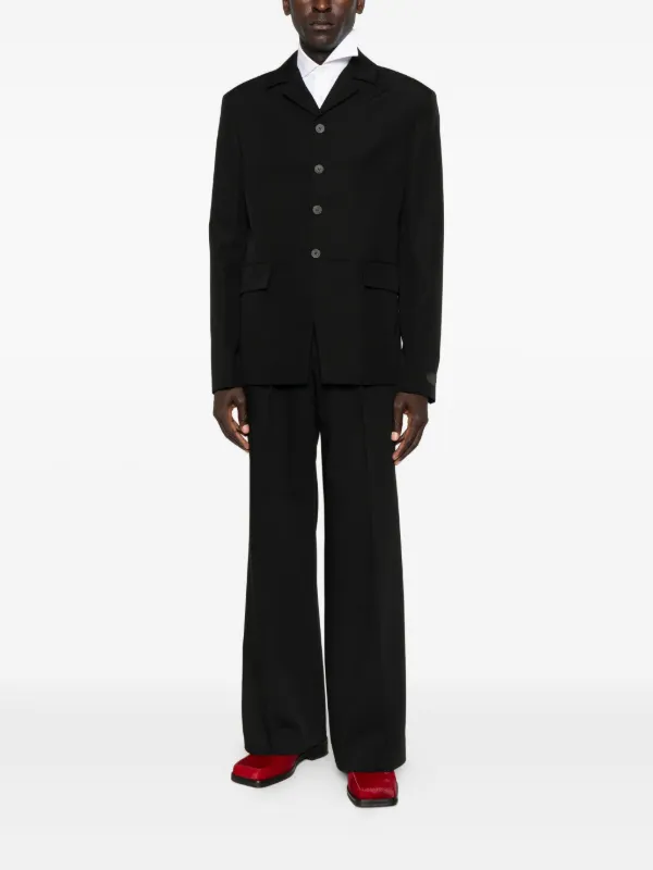 Jacquemus ノーカラー ジャケット | ブラック | FARFETCH JP