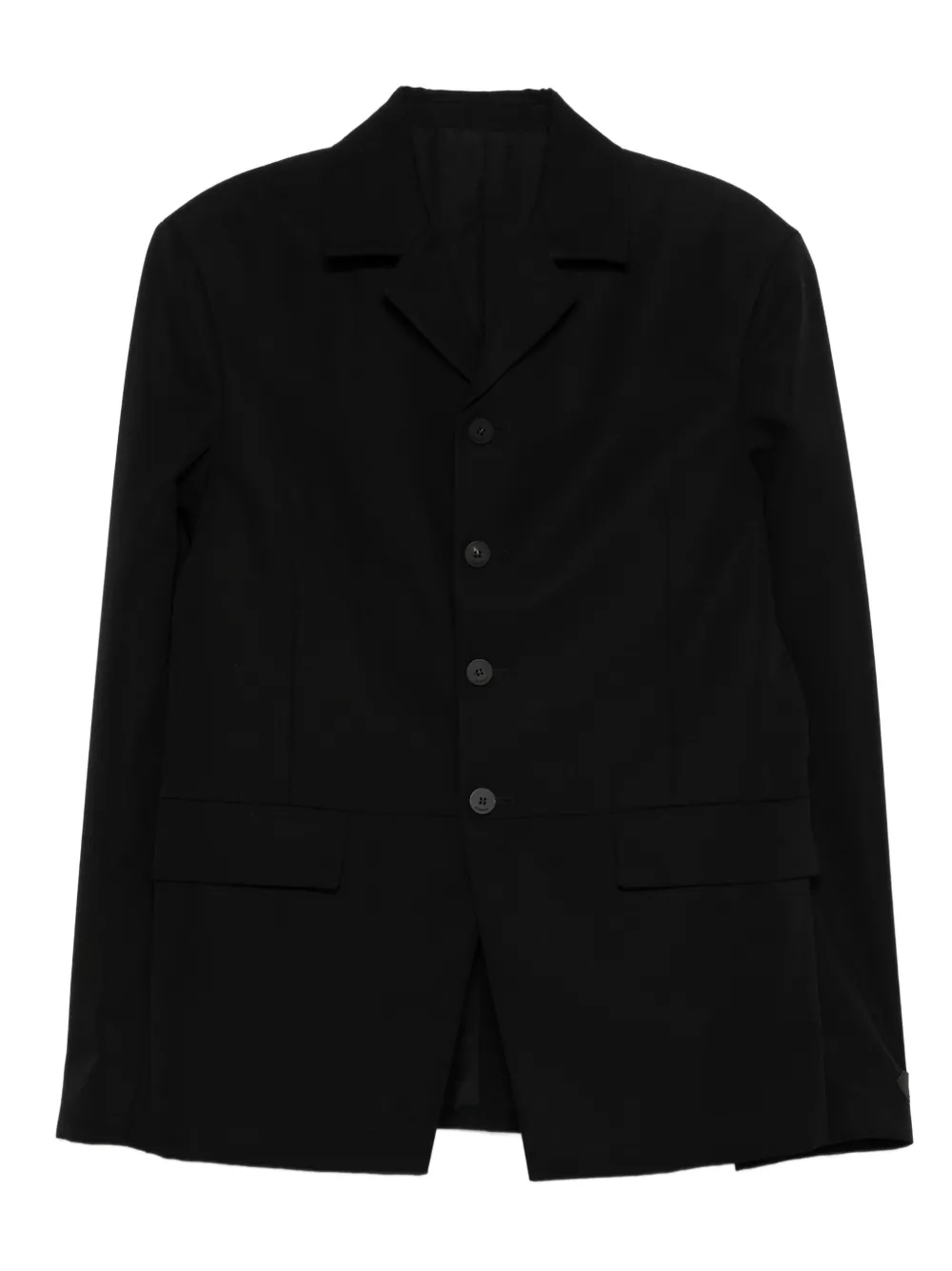 Jacquemus buttoned collarless blazer | Black | Image 1