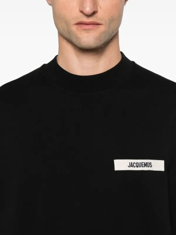 スウェット・トレーナー JACQUEMUS LE SWEATSHIRT GROS GRAIN Jacquemus Le Sweatshirt Gros Grain Sweatshirt | Black