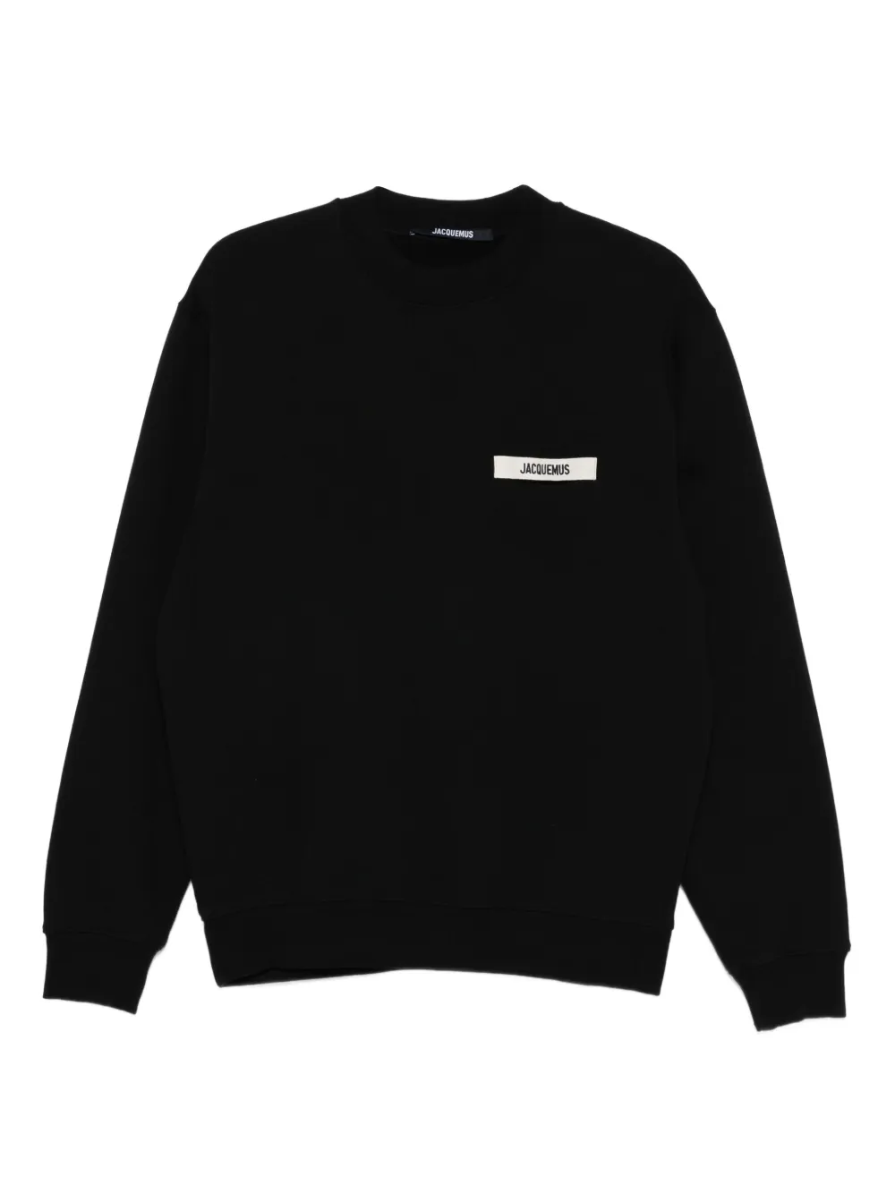 Jacquemus Le Sweatshirt Gros Grain sweatshirt Zwart