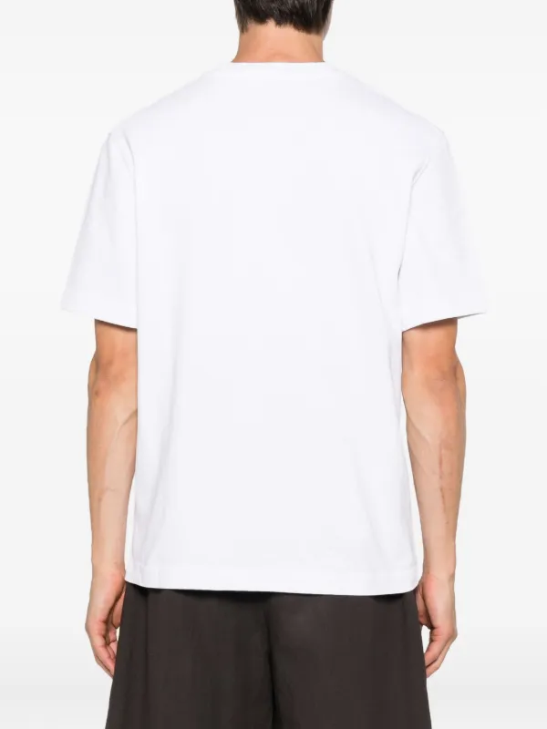 Jacquemus Le T-shirt Gros Grain T-shirt | White | FARFETCH