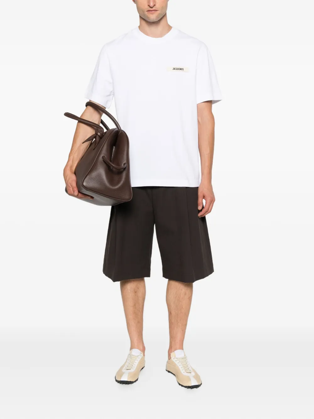 Jacquemus Le T-shirt Gros Grain T-shirt Wit