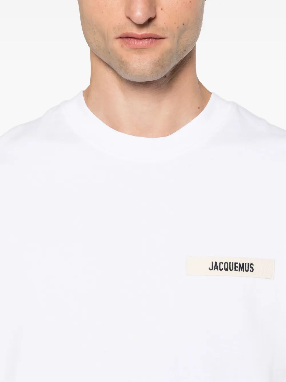 Jacquemus Le T-shirt Gros Grain T-shirt Wit