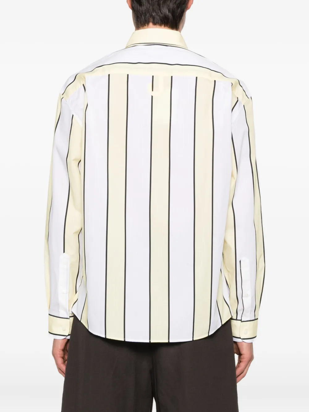 Jacquemus La chemise Simon shirt Geel