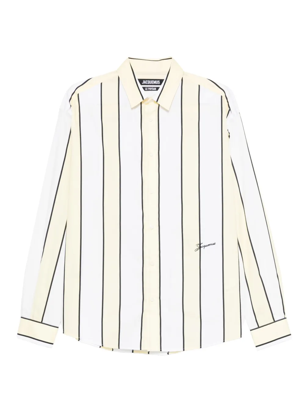 Jacquemus La chemise Simon shirt Geel