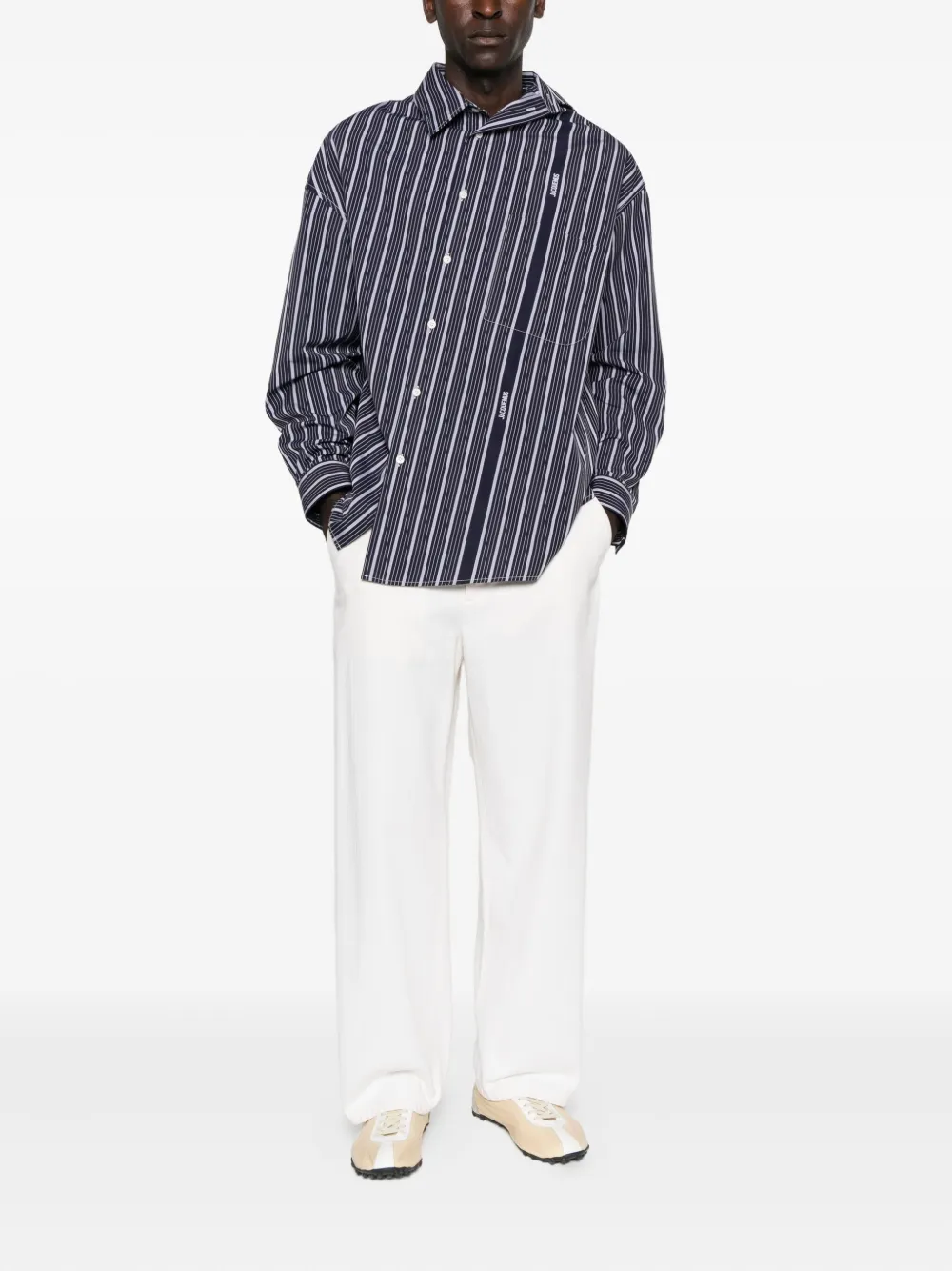 Jacquemus stripe logo shirt | Image 2